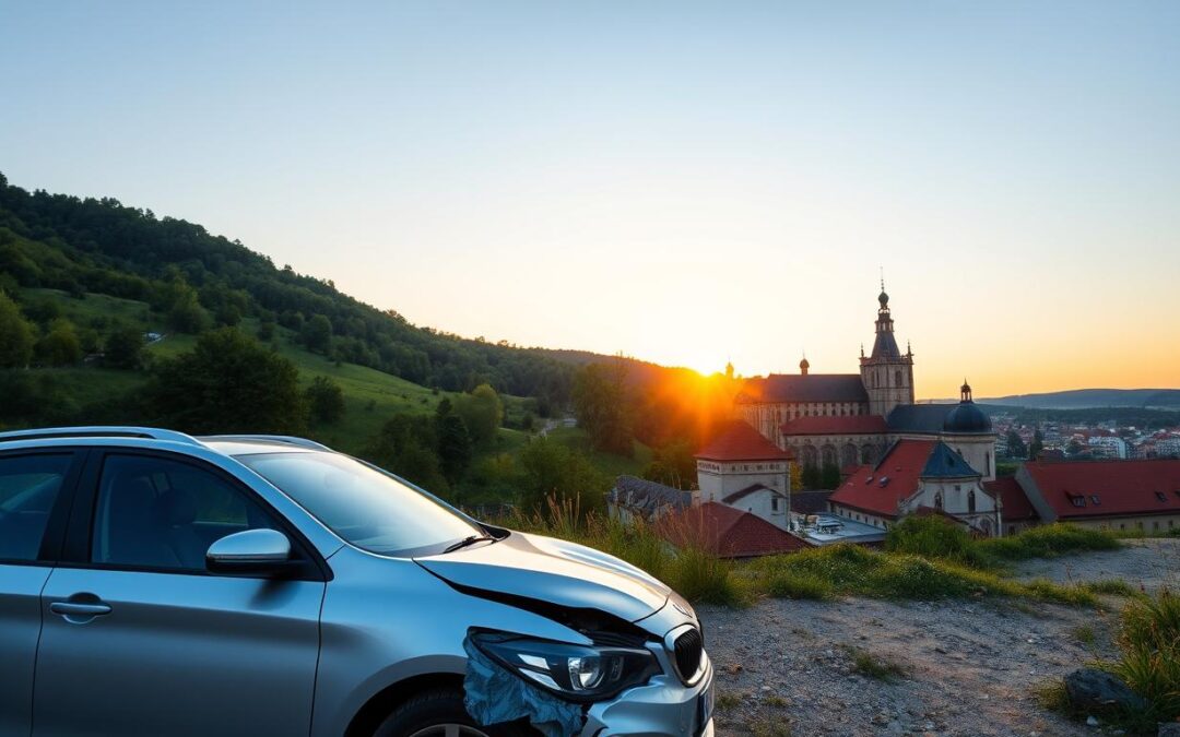 Odszkodowanie z ubezpieczenia samochodu w Czechach